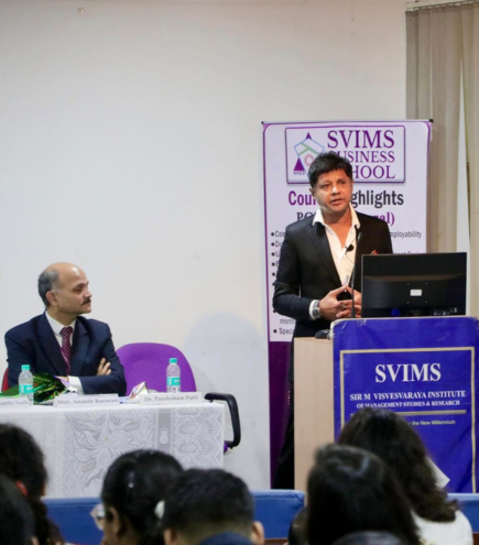 Founder Chairman of WFPS, Mr. Sandy Shah, as Guest of Honour for a multidisciplinary international research conference, ‘Vikshit Bharat: Building a Developed India for the Future’, at SVIMS Business School, in Mumbai, India.
